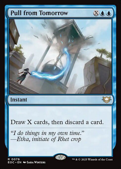 Pull from Tomorrow - Commander: Edge of Eternities