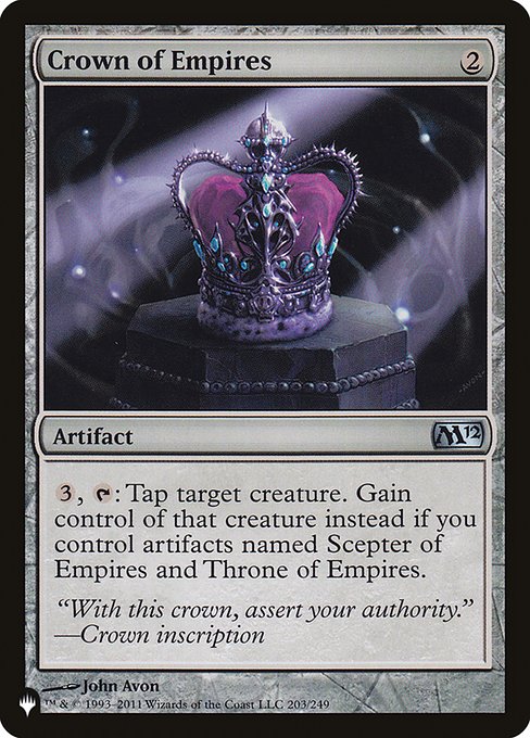 Crown of Empires - The List Reprints