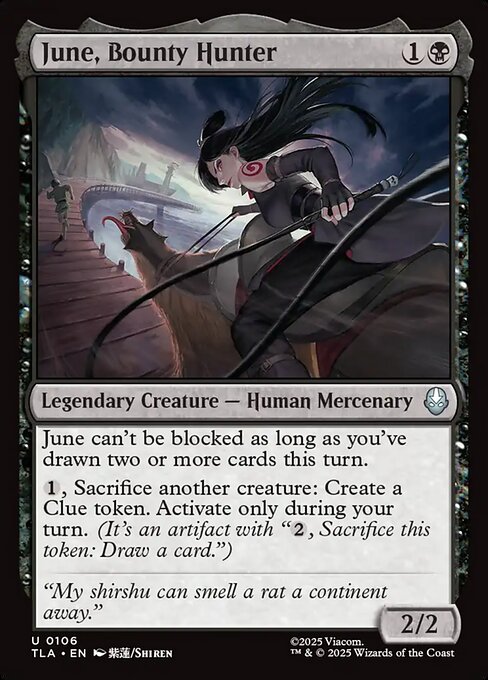 June, Bounty Hunter (Foil) - Avatar: The Last Airbender