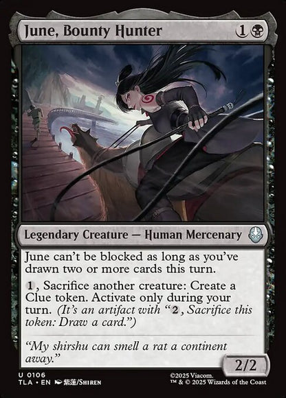 June, Bounty Hunter (Foil) - Avatar: The Last Airbender