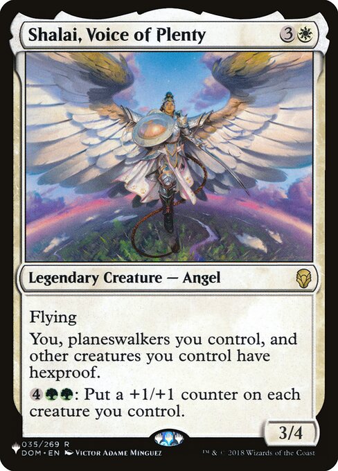 Shalai, Voice of Plenty - The List Reprints