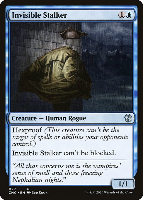 Invisible Stalker - Commander: Zendikar Rising