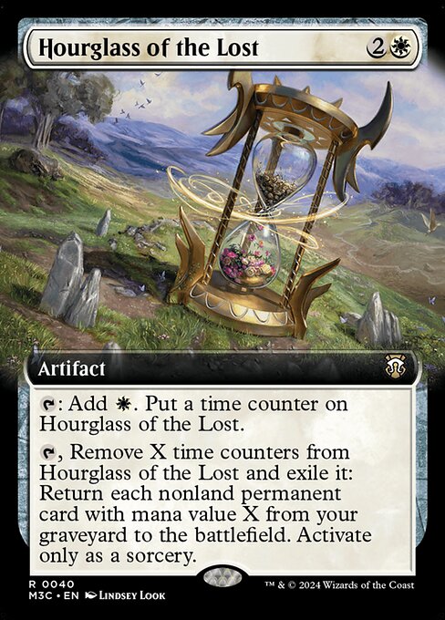 Hourglass of the Lost (Extended Art) - Commander: Modern Horizons 3