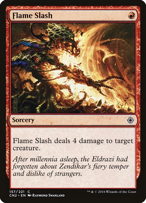 Flame Slash - Game Day & Store Championship Promos