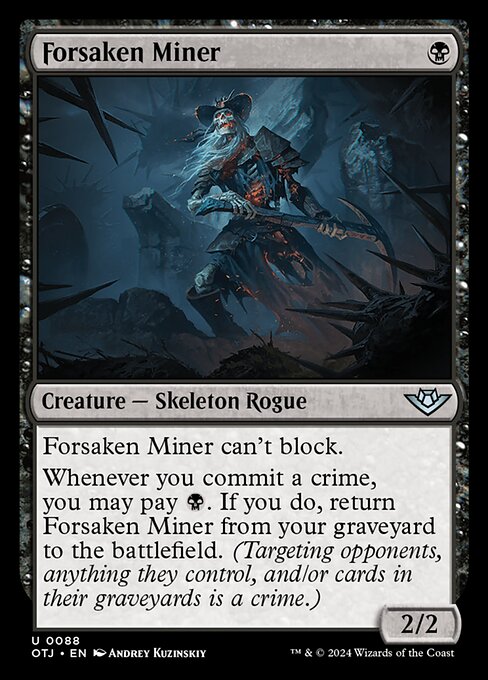 Forsaken Miner - Outlaws of Thunder Junction