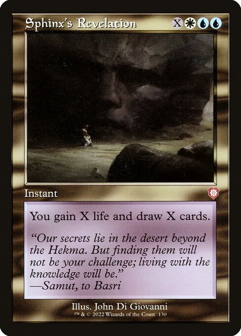 Sphinx's Revelation (Retro Frame) - Commander: The Brothers' War