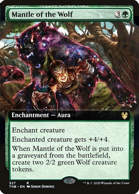 Mantle of the Wolf (Extended Art) - Theros Beyond Death
