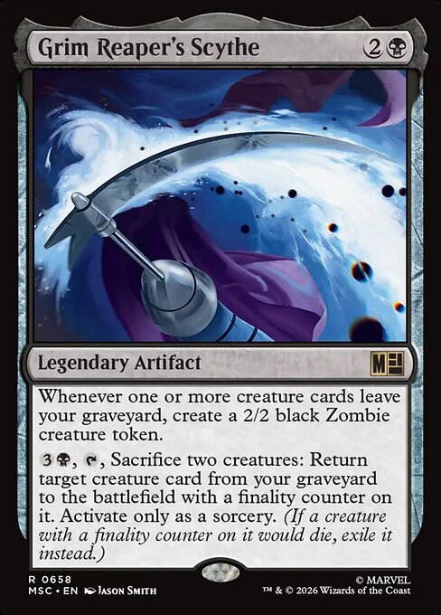 Grim Reaper's Scythe - Commander: Marvel Super Heroes
