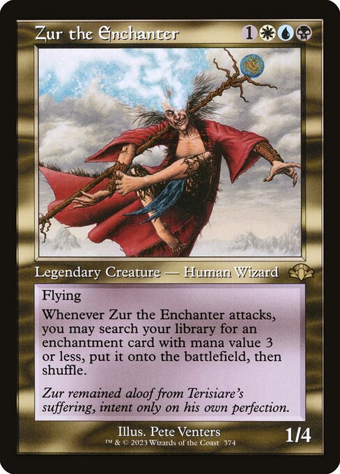 Zur the Enchanter (Retro Frame) - Dominaria Remastered