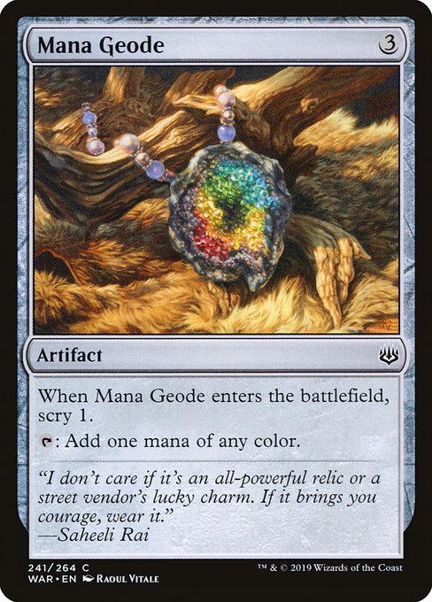 Mana Geode - War of the Spark