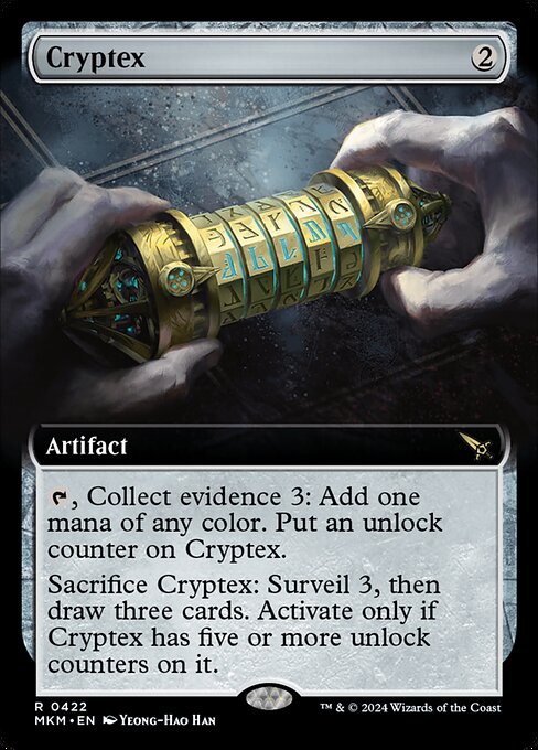 Cryptex (Extended Art) (Foil) - Murders at Karlov Manor