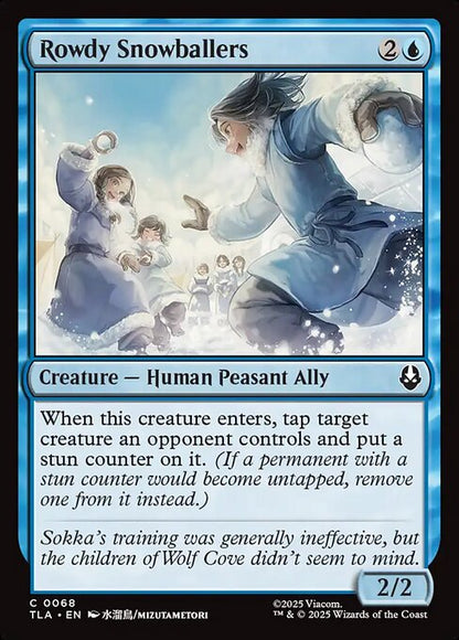 Rowdy Snowballers (Foil) - Avatar: The Last Airbender