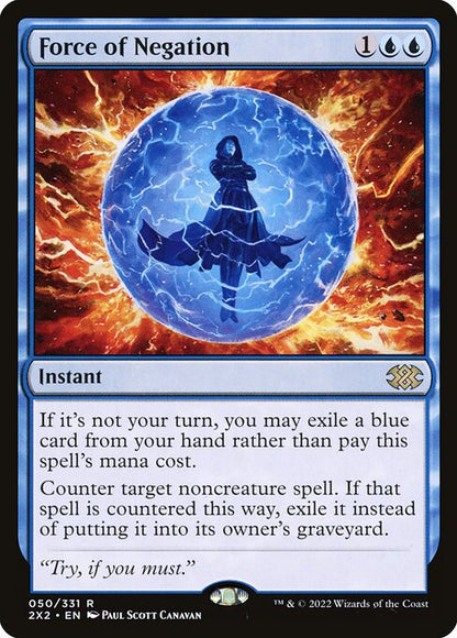 Force of Negation (Borderless) - Double Masters 2022