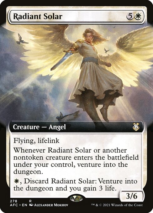 Radiant Solar (Extended Art) - Commander: Adventures in the Forgotten Realms