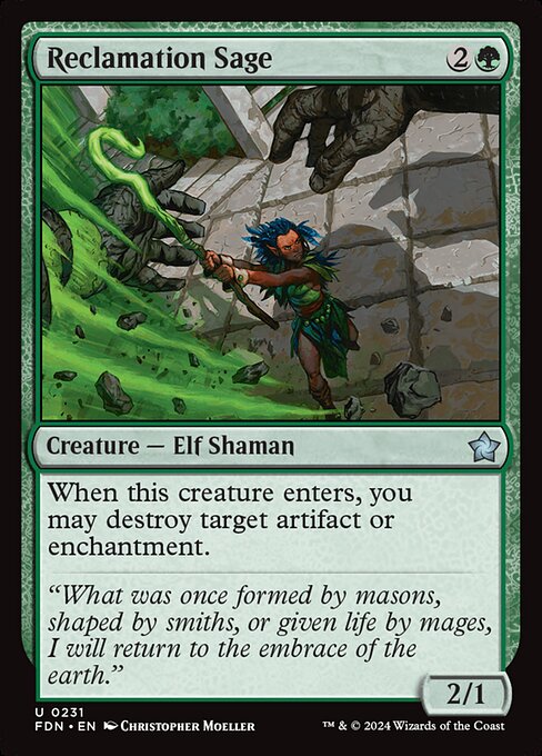 Reclamation Sage (248) (Foil) - Commander Legends