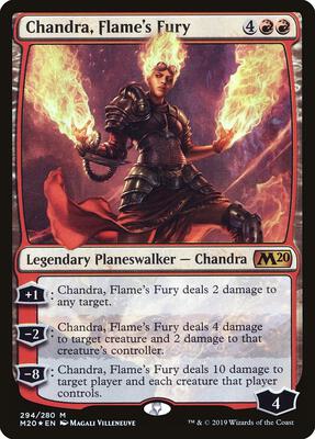 Chandra, Flame's Fury - Core Set 2020