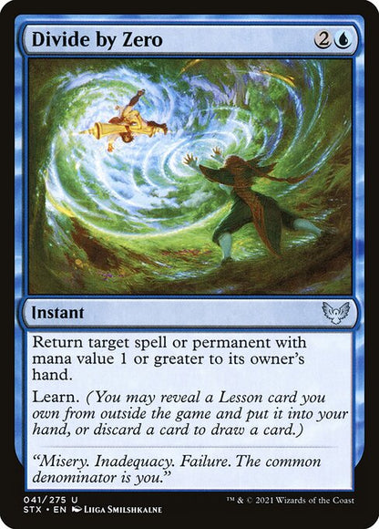 Divide by Zero (Foil) - Strixhaven: School of Mages