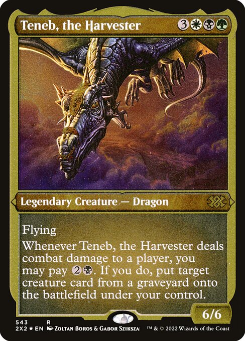 Teneb, the Harvester (Foil Etched) - Double Masters 2022