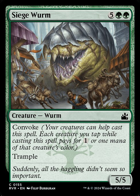 Siege Wurm - Ravnica Remastered