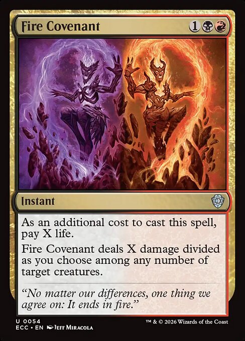 Fire Covenant - Commander: Lorwyn Eclipsed