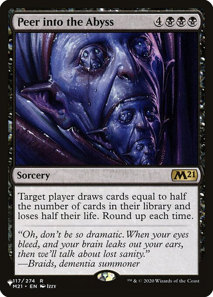 Peer into the Abyss - The List Reprints