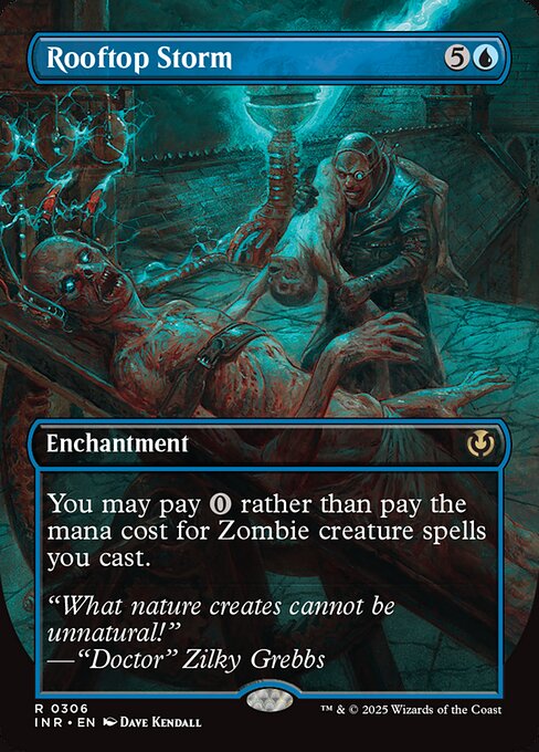 Rooftop Storm (Borderless) (Foil) - Innistrad Remastered