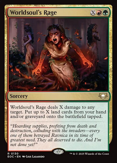 Worldsoul's Rage - Commander: Edge of Eternities