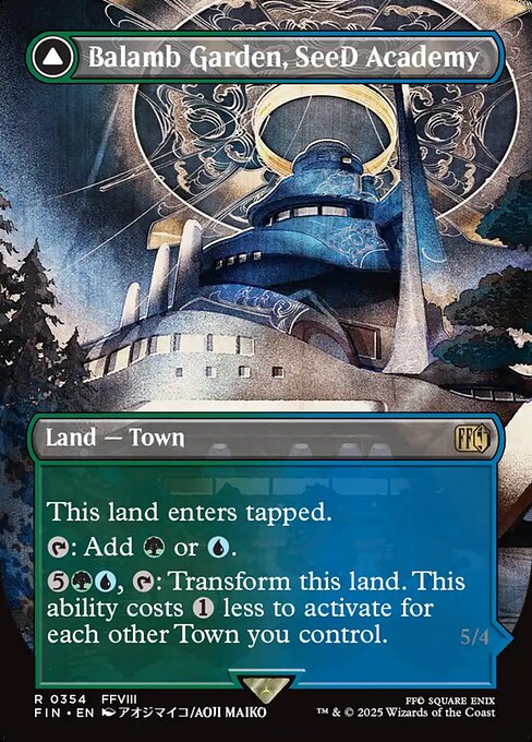 Balamb Garden, SeeD Academy (Borderless) (Foil) - FINAL FANTASY