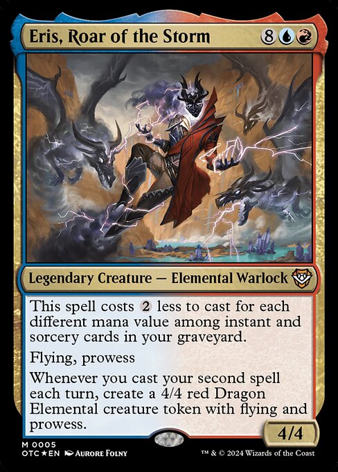 Eris, Roar of the Storm (Extended Art) (Foil) - Commander: Outlaws of Thunder Junction