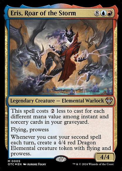 Eris, Roar of the Storm (Extended Art) (Foil) - Commander: Outlaws of Thunder Junction