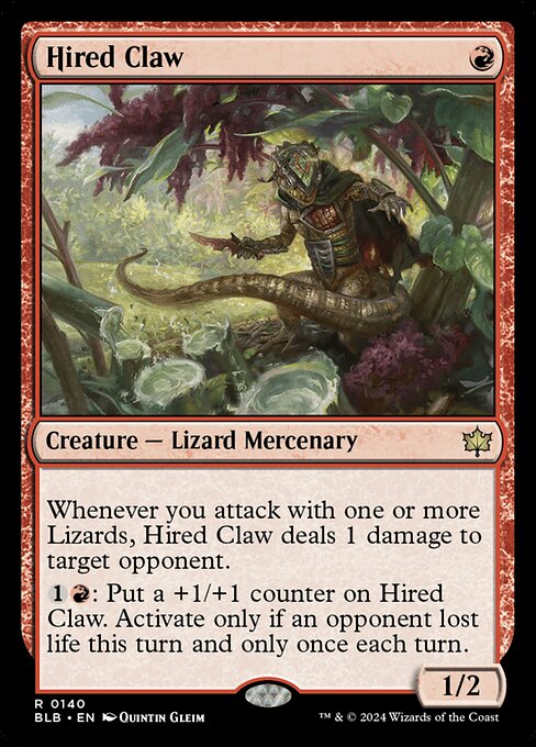 Hired Claw (Foil) - Bloomburrow