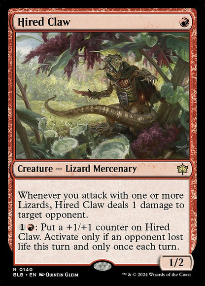 Hired Claw (Foil) - Bloomburrow