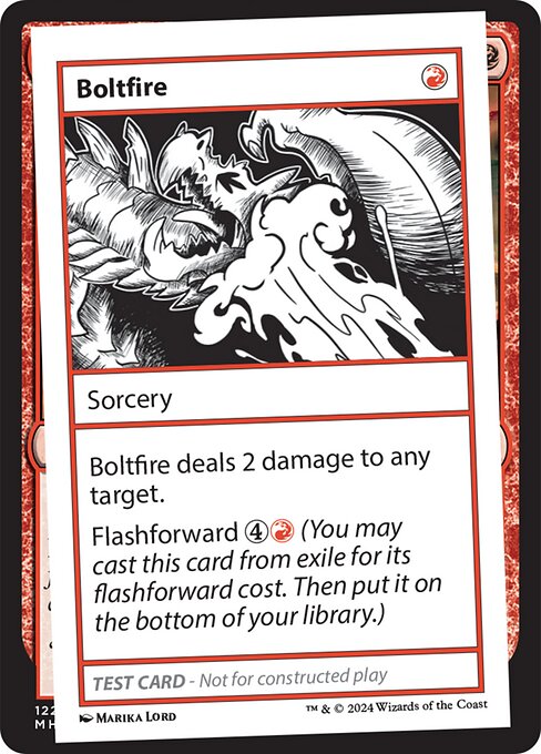 Boltfire - Mystery Booster 2 Playtest Cards