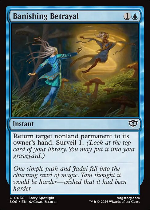 Banishing Betrayal (Foil) - Secrets of Strixhaven