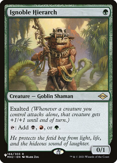 Ignoble Hierarch - The List Reprints
