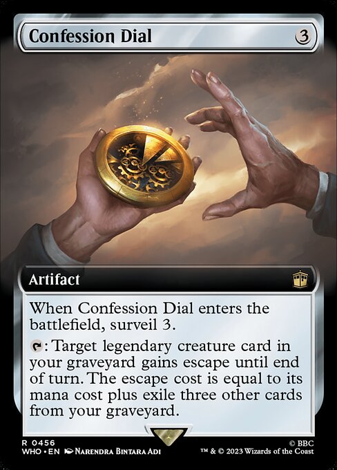 Confession Dial (Extended Art) (Foil) - Universes Beyond: Doctor Who