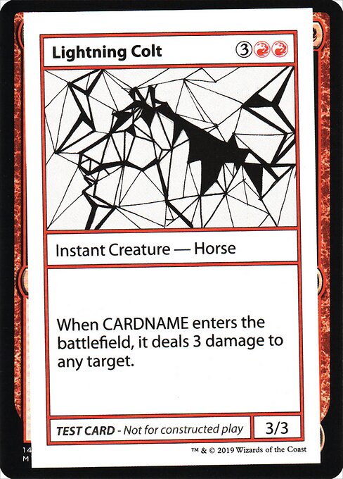 Lightning Colt (No PW Symbol) - Mystery Booster: Convention Edition Exclusives