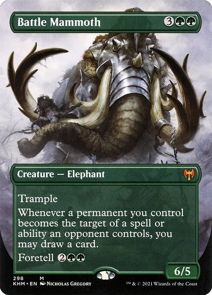 Battle Mammoth (Borderless) - Kaldheim