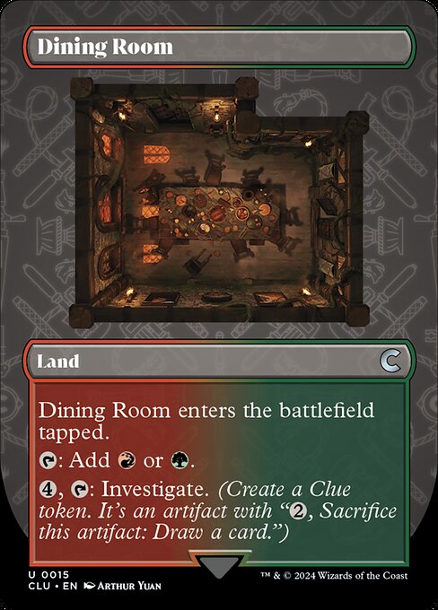 Dining Room (Borderless) - Ravnica: Clue Edition