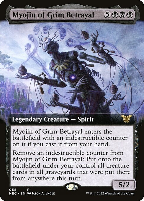 Myojin of Grim Betrayal (Extended Art) - Commander: Kamigawa: Neon Dynasty