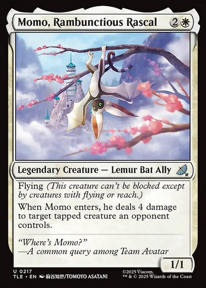 Momo, Rambunctious Rascal (0217) (Foil) - Avatar: The Last Airbender: Eternal-Legal