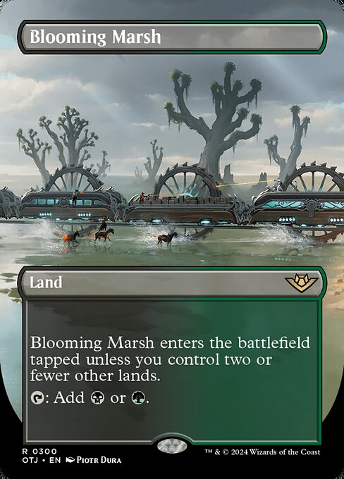 Blooming Marsh (Borderless) - Outlaws of Thunder Junction