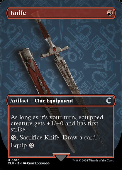 Knife (Borderless) - Ravnica: Clue Edition