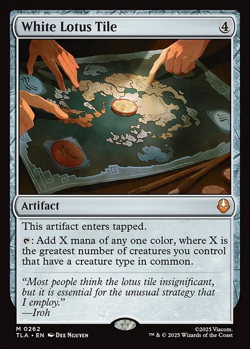 White Lotus Tile - Avatar: The Last Airbender