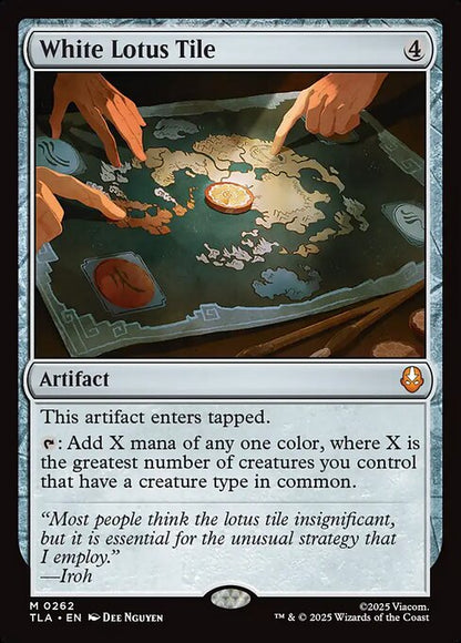 White Lotus Tile - Avatar: The Last Airbender