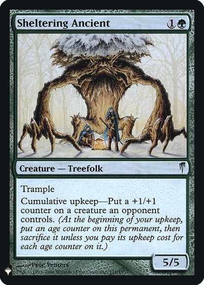 Sheltering Ancient - The List Reprints