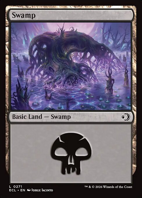 Swamp (27) (Foil) - Premium Deck Series: Graveborn