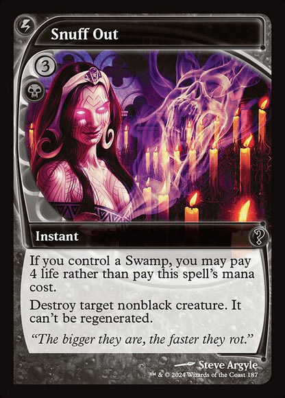 Snuff Out (Future Sight) - Mystery Booster 2
