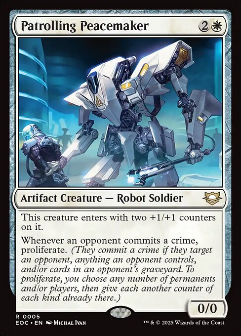 Patrolling Peacemaker - Commander: Edge of Eternities