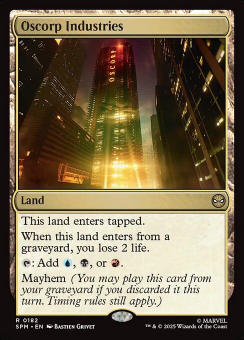 Oscorp Industries (Foil) - Marvel's Spider-Man